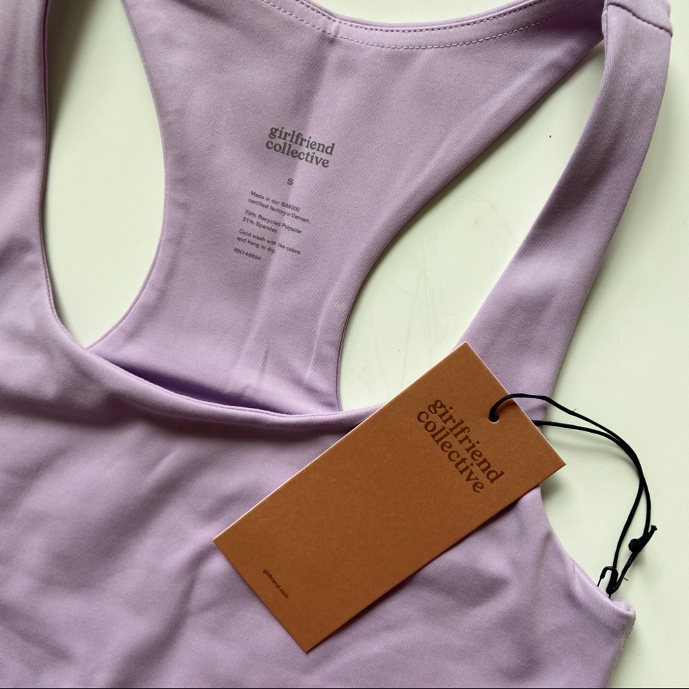 HOLD: girlfriend collective lilac paloma bra